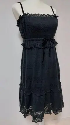 ♥️美品♥️【グレースコンチネンタル】レディース キャミソール ワンピース 黒