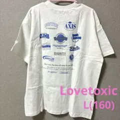 Lovetoxic バックプリント Tシャツ 新品未使用　L ビックシルエット