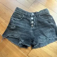 ZARA ダメージ加工 半ズボン 9サイズ