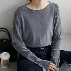 DISCOAT フロッキーメッシュロングスリーブ