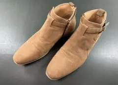 SVEC フェイクスエード ブーツ 茶　SIZE：45