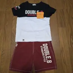 ミキハウス　ダブルビー　Tシャツ　パンツ　セット
