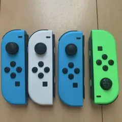 Nintendo Switch ジョイコンセット (青, 白, 緑)
