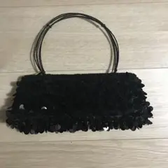 美品、黒ビ-ズバック