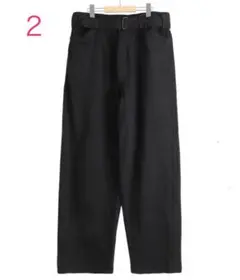 【新品未使用】25ss COMOLI ベルテッドデニムパンツ 2