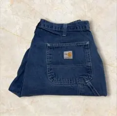 【Carhartt デニム ペインターパンツ FR 刺繍ロゴ 38x30 XL】