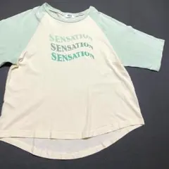 ブリーズ ラグラン ビッグシルエット 5分袖Tシャツ