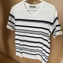 nano ストライプ Tシャツ Mサイズ