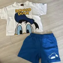BABYDOLL ドナルドダック Tシャツとショートパンツセット 80