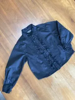 COMME CA ISM ブラックシャツ 90