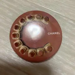 シャネル 缶バッチ ノベルティー ピンク C CHANEL