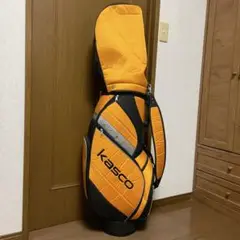 Kasco　キャディバッグ　ゴルフバッグ　オレンジ