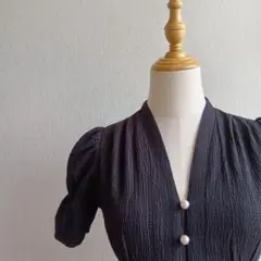 E'LFFINE エルフィーネ ロングワンピース パールボタン