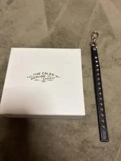 THE CALEE 本革 スタッズ キーホルダー