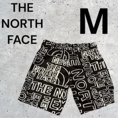 THE NORTH FACE キッズ ハーフパンツ M 総柄 黒白＊★
