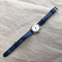 SMITHS スミス　手巻き時計 ネイビー　動作OKです　9