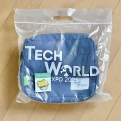 万博 テックワールド ノベルティ 2wayバッグとピンバッジ