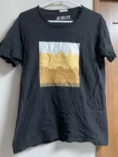 Tシャツ　半袖　グラフティー　黒　ブラック　GU 綿100% L