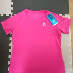 Odlo 吸湿速乾性 Tシャツ Lサイズ ピンク