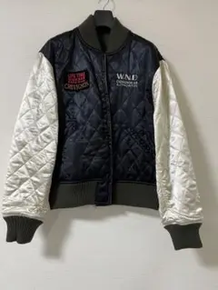希少✨CHEVIGNON スタジャン　オールレザー　牛革　ブラウン　M 希少✨CHEVIGNON スタジャン オールレザー 牛革 ブラウン M メンズ