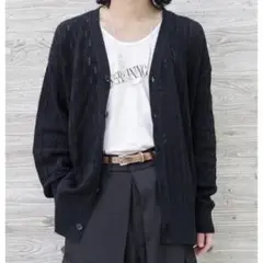 JUHA BOTANICAL SWITCHING CARDIGAN カーディガン