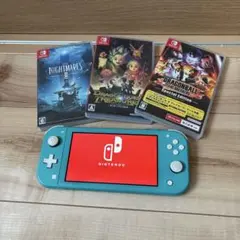 【匿名発送】Nintendo Switch Liteターコイズ　ソフト3本セット