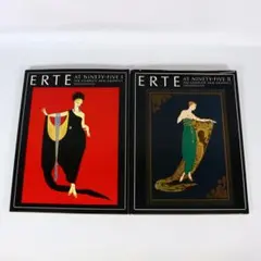 【未開封/新品】エルテ ERTE 画集 2冊セット アールデコ エルテ: 幻想の世界に生きたアールデコの寵児 (RIKUYOSHA ART