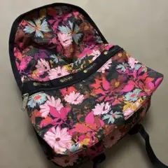 レスポールサックカワイイ❣️花柄リュックレア8800→半額以下‼️