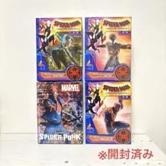 【開封済み】Luminasta スパイダーバース　フィギュア　4体セット スパイダーグウェンの美麗フィギュア！セガプライズ MARVEL