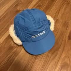 mont-bell キッズ 帽子 FREE 青