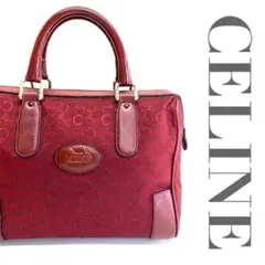 ☆美品☆ OLD CELINE ミニボストン ヴィンテージ マカダム柄 0352