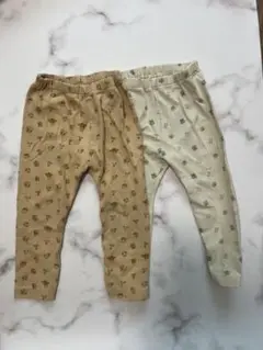ユニクロ　レギンス　90 PIXAR トイストーリー　モンスターズインク