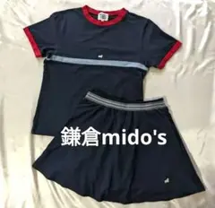 鎌倉有名店ミドス製☆テニス用レディースLワンピース☆速乾性◎湘南