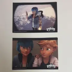 ミラキュラスレディバグ＆シャノワール　ルカ　アドリアン　ブロマイド　生プリ　L判