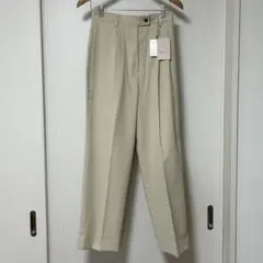 PLST プラステ リネンブレンド フロントタックパンツ　 Mサイズ