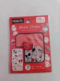 PEANUTS モバイルステッカー 19枚入り