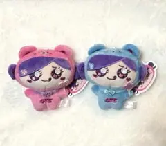 しなこちゃん 475 しなクマ マスコットぬいぐるみ ブルー ピンク