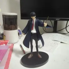 青髪ローブフィギュア 杖付き