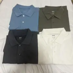 ユニクロ　UNIQLO メンズ　ポロシャツ　XL 4枚　まとめ売り　夏準備　夏服