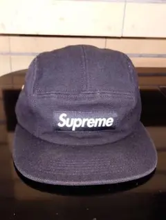 初期 USA製◆Supreme キャンプキャップ Boxロゴ◆ブラック