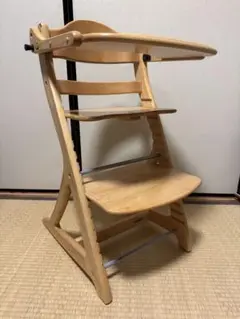 大和屋 すくすくチェアスリムプラス テーブル付 ベビーチェア 木製