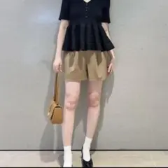 【タグ付き新品】SNIDEL 構築ショートパンツ　サイズ１