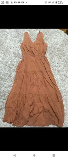 【One Way】ロングワンピース　M