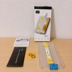 iPhone 14 ガラスフィルム/カメラレンズ 簡単ガイド枠付