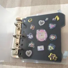 ミニシール帳 黒リフィル9枚付き