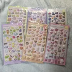 ボンボンドロップシール 立体ぷくぷくシール