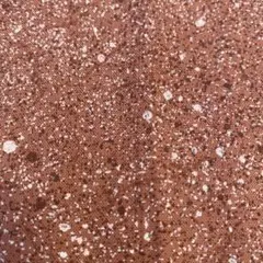 USAコットン　レンガ色地に白い模様　スパッタリング　ペイント　輸入生地