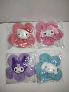 サンリオ ミニフラワーマスコット 4種 コンプリート