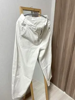UNIQLO JEANS ホワイト ワイドパンツ　メンズ