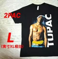 2PAC 半袖Tシャツ L 黒